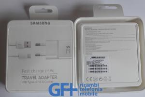 Caricabatteria Samsung EP-TA20 con cavo USB Type-C