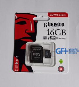 Kingston Micro-SD SDCS/16GB 16Gb Classe 10