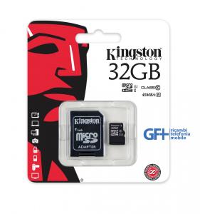 SDC10G2/32GB Memory Card Kingston Micro SD 32Gb Classe 10