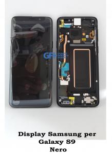 LCD Display NERO per Samsung S9 SM-G960F Service Pack