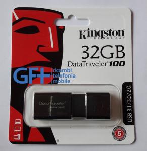 Kingston Pendrive Datatraveler 100 G3/32GB