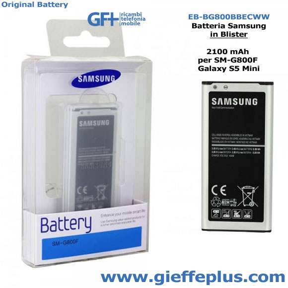 Batteria Originale Samsung  EB-BG800BBECWW