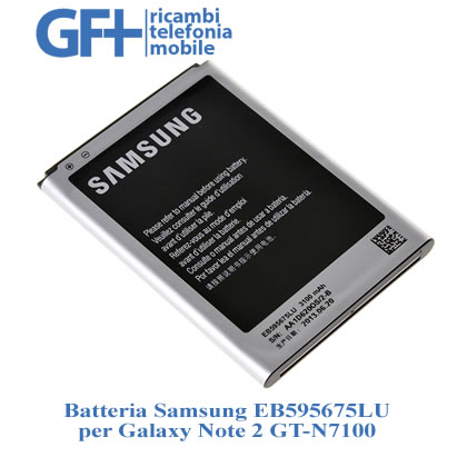 EB595675LU Batteria Samsung GT-N7100 3100mAh Bulk
