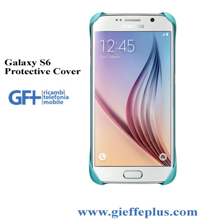 EF-YG920BBEGWW Protective Cover MINT Green Samsung Galaxy S6 Originale Blister