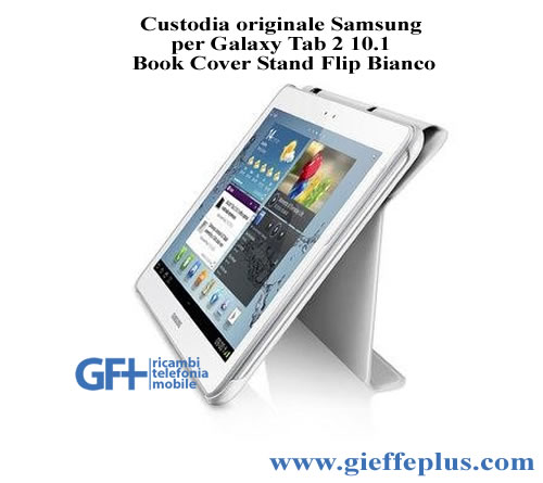 EFC-1H8SWECSTD Samsung Book Cover per Galaxy Tab 2 10.1 Bianco Blister