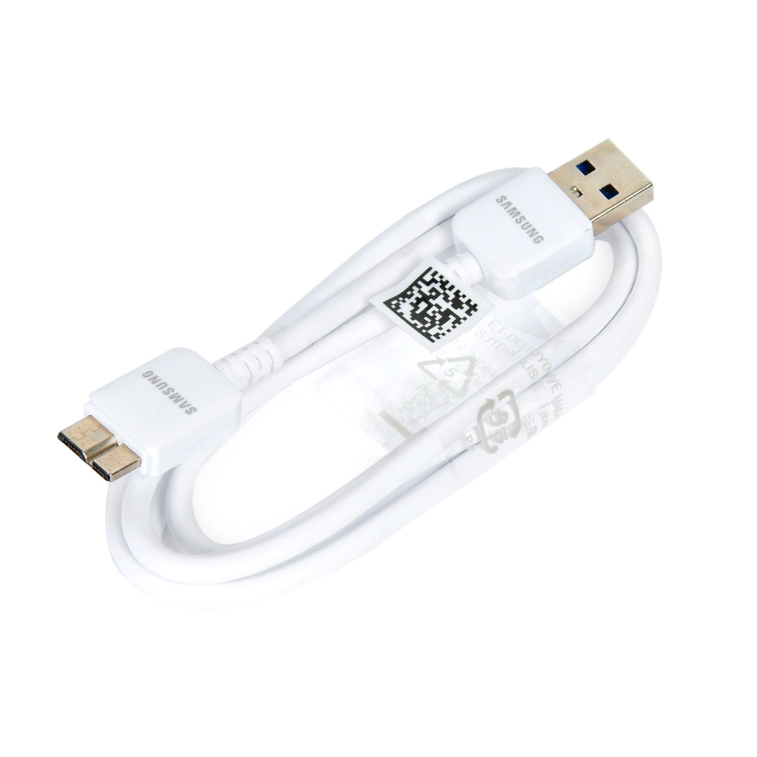 ET-DQ10Y0WE Cavo dati USB Samsung 3.0 Originale Bianco Bulk