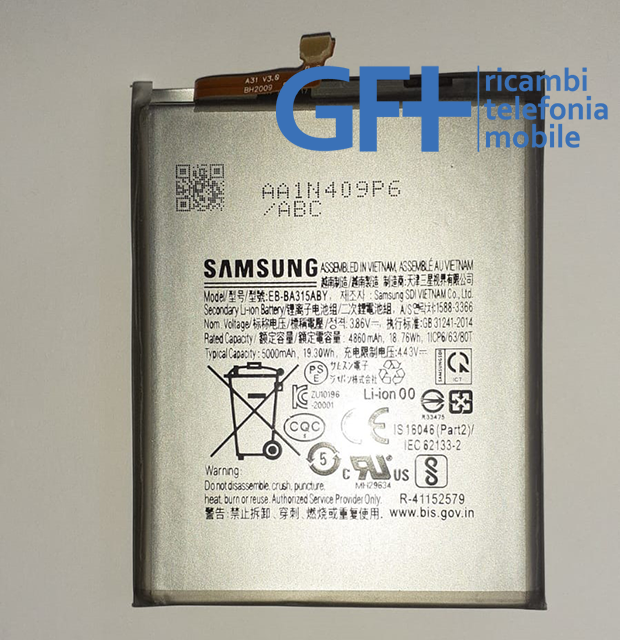 Batteria Samsung EB-BA315ABY per A31,A32 4G e A32 5G