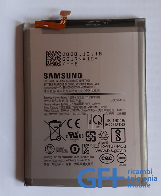 Batteria Samsung EB-BA217ABY A21S SM-A217