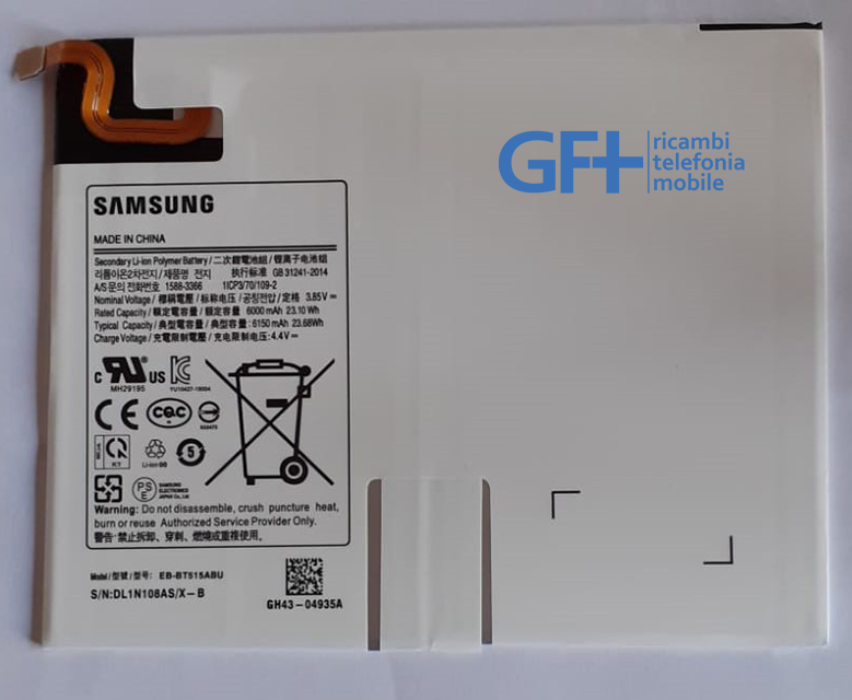 Batteria Samsung EB-BT515ABU Tab A 10.1