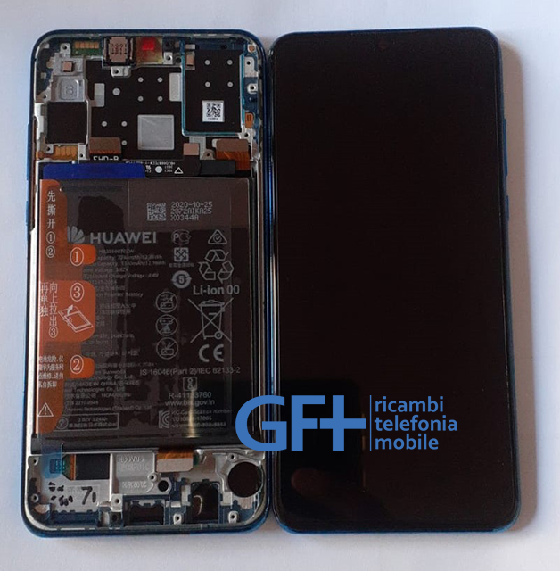 LCD Display Huawei P30 Lite Blue con batteria
