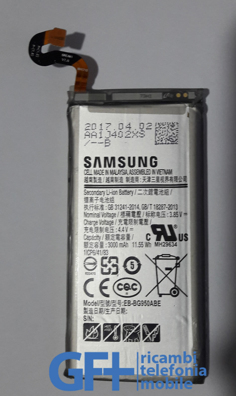 Batteria EB-BG950 per samsung galaxy S8 SM-G950